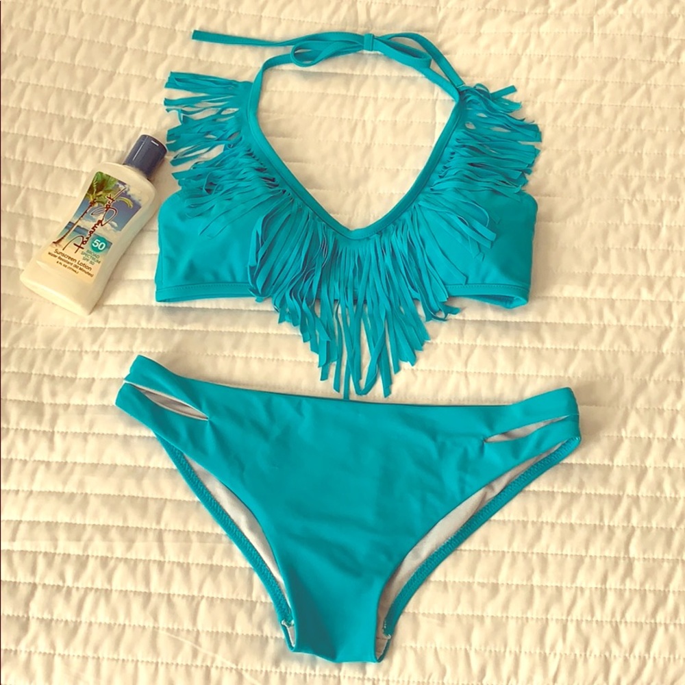 Sexy Women’s Fringe Tassel Bikini - Picture 3 of 3